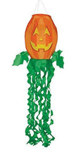 Load image into Gallery viewer, In the Breeze 4998 Jack O&#39; Lantern 3D Windsock-Outdoor Halloween Decoration, 40 Inch - foxberryparkproducts
