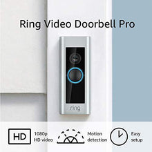 Load image into Gallery viewer, Ring Video Doorbell Pro, with HD Video, Motion Activated Alerts, Easy Installation (existing doorbell wiring required) - foxberryparkproducts
