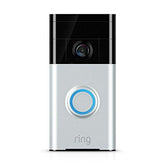Ring Video Doorbell (1st Gen) – 720p HD video, motion activated alerts, easy installation – Satin Nickel - foxberryparkproducts