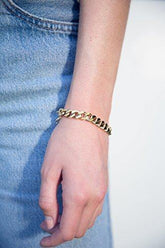 Gold Bracelets for Women - Chain Bracelet for Women Link Bracelet Gold Charm Bracelet Celeb-Approved Gold Chain Bracelets for Women - foxberryparkproducts