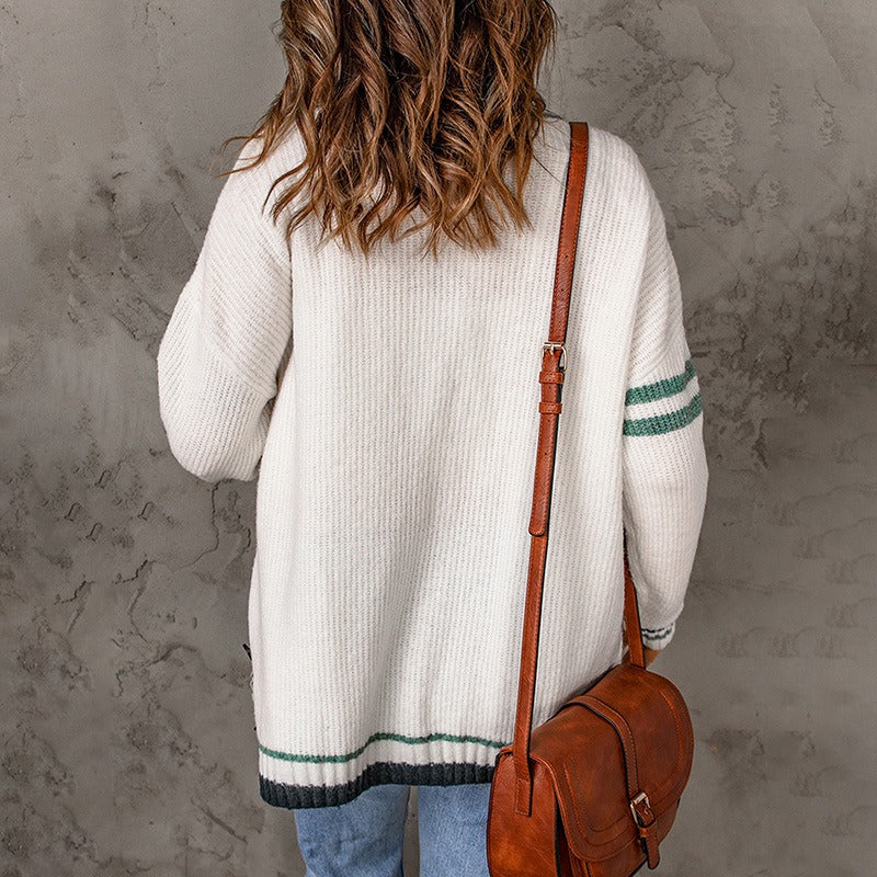 Women's Autumn and Winter New Sweater Cardigan Long Sleeve