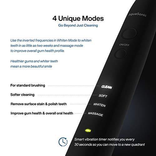 AquaSonic Black Series Ultra Whitening Toothbrush - foxberryparkproducts