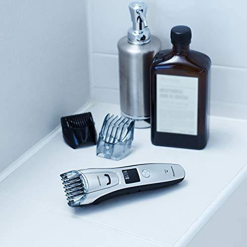 Panasonic Multigroom Beard Trimmer Kit For Face, Head, Body Hair Styling and Grooming, 39 Quick-Adjust Dial Trim Settings, Cordless/Cord, – ER-GB80-S, Silver - foxberryparkproducts