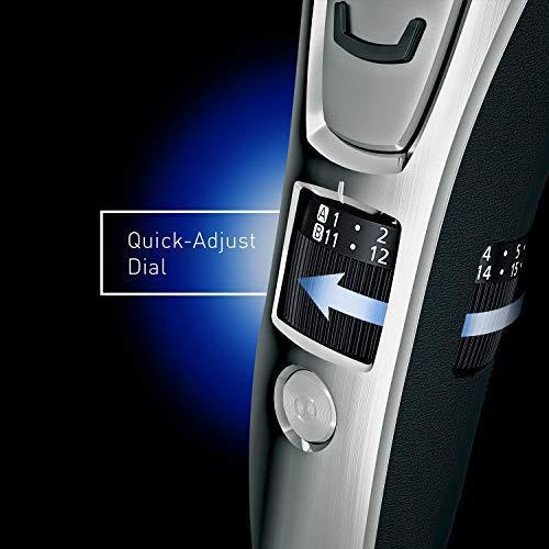 Panasonic Multigroom Beard Trimmer Kit For Face, Head, Body Hair Styling and Grooming, 39 Quick-Adjust Dial Trim Settings, Cordless/Cord, – ER-GB80-S, Silver - foxberryparkproducts