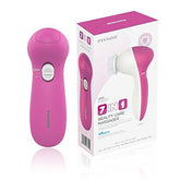PIXNOR Facial Cleansing Brush [Newest 2020], Waterproof Face Spin Brush with 7 Brush Heads for Deep Cleansing, Gentle Exfoliating, Removing Blackhead, Massaging - foxberryparkproducts