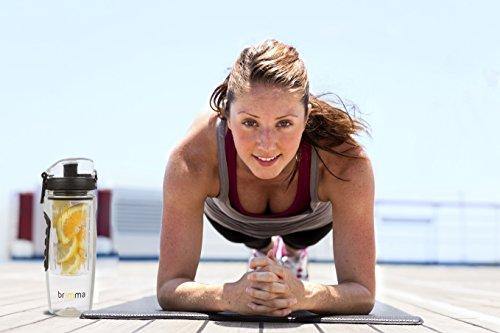 Brimma Leak Proof Fruit Infuser Water Bottle, Large 32 Oz. - foxberryparkproducts