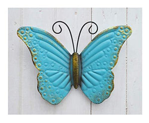 GIFTME 5 Metal Butterfly Wall Art Decor Set of 4 Colorful Garden Wall Sculptures - foxberryparkproducts
