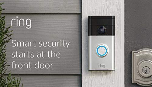 Ring Video Doorbell (1st Gen) – 720p HD video, motion activated alerts, easy installation – Satin Nickel - foxberryparkproducts
