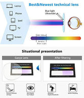 Gaoye 5-Pack Reading Glasses Blue Light Blocking,Spring Hinge Readers for Women Men Anti Glare Filter Lightweight Eyeglasses - foxberryparkproducts