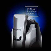 Panasonic Multigroom Beard Trimmer Kit For Face, Head, Body Hair Styling and Grooming, 39 Quick-Adjust Dial Trim Settings, Cordless/Cord, – ER-GB80-S, Silver - foxberryparkproducts