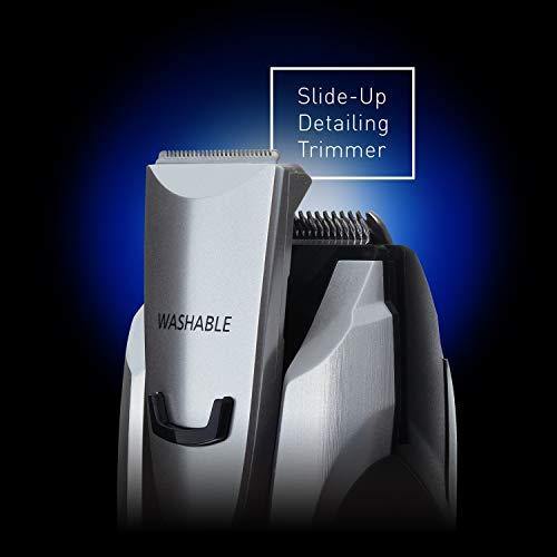 Panasonic Multigroom Beard Trimmer Kit For Face, Head, Body Hair Styling and Grooming, 39 Quick-Adjust Dial Trim Settings, Cordless/Cord, – ER-GB80-S, Silver - foxberryparkproducts
