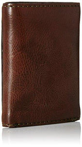 Levi's Men's Trifold Wallet-Sleek and Slim Includes Id Window and Credit Card Holder, Brown Stitch, One Size - foxberryparkproducts