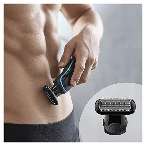 Braun All-in-one trimmer MGK3980, 9-in-1 Hair Clippers for Men, Beard Trimmer, Ear and Nose Trimmer, Body Groomer, Detail Trimmer, Cordless & Rechargeable, with Gillette ProGlide Razor, Black/Blue - foxberryparkproducts