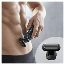 Load image into Gallery viewer, Braun All-in-one trimmer MGK3980, 9-in-1 Hair Clippers for Men, Beard Trimmer, Ear and Nose Trimmer, Body Groomer, Detail Trimmer, Cordless &amp; Rechargeable, with Gillette ProGlide Razor, Black/Blue - foxberryparkproducts
