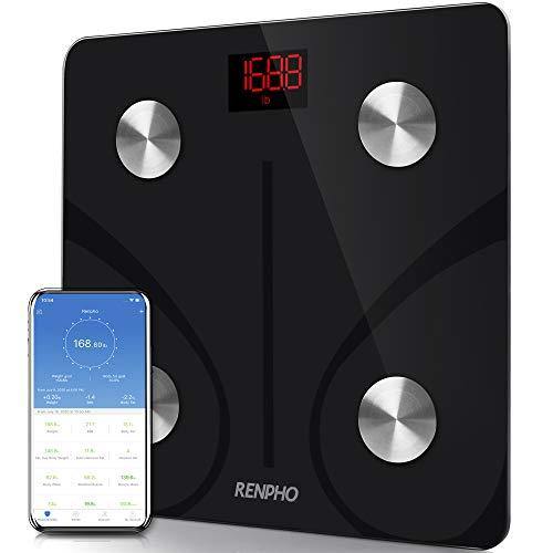 RENPHO Bluetooth Body Fat Scale Smart BMI Scale Digital Bathroom Wireless Weight Scale, Body Composition Analyzer with Smartphone App 396 lbs - foxberryparkproducts