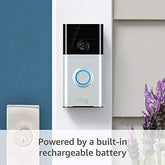 Ring Video Doorbell (1st Gen) – 720p HD video, motion activated alerts, easy installation – Satin Nickel - foxberryparkproducts