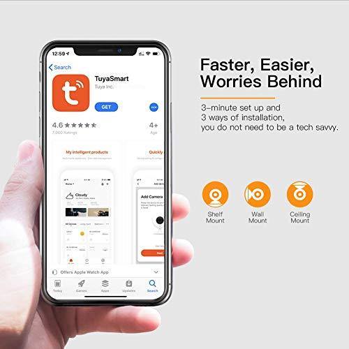 Baby Monitor Camera Pan/Tilt/Zoom WiFi 1080P Pet Camera - foxberryparkproducts
