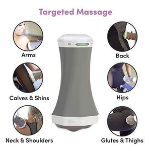 Rechargeable Deep Tissue Shiatsu Spin Massager | Portable, Targeted Handheld Massage with Adjustable Nodes and Speed | Make Lemonade - foxberryparkproducts