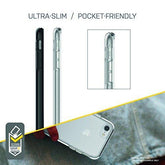 OtterBox SYMMETRY CLEAR SERIES Case for iPhone SE (2nd gen - 2020) and iPhone 8/7 (NOT PLUS) - Retail Packaging - ALOHA OMBRE (SILVER FLAKE/CLEAR/ALOHA OMBRE) - foxberryparkproducts
