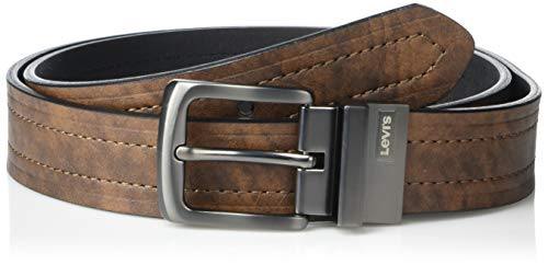 Levi's Men's Reversible Casual Jeans Belt, Brown/Black, 46 (Waist: 44) - foxberryparkproducts