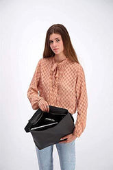 Classic Black Leather Backpack, Laptop Handbag - foxberryparkproducts