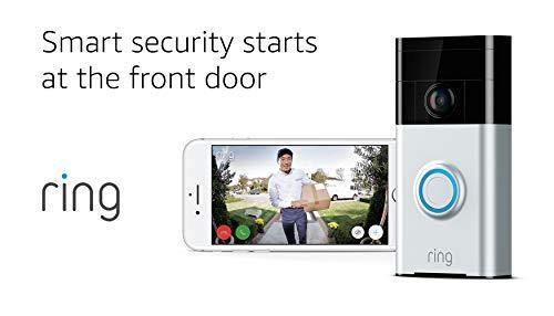 Ring Video Doorbell (1st Gen) – 720p HD video, motion activated alerts, easy installation – Satin Nickel - foxberryparkproducts