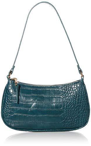 The Drop Women's Melanie Baguette Bag, Teal Green, One Size - foxberryparkproducts