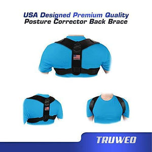 Posture Corrector For Men And Women - Adjustable Upper Back Brace For Clavicle To Support Neck, Back and Shoulder (Universal Fit, U.S. Design Patent) - foxberryparkproducts