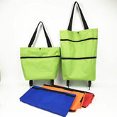 Folding Shopping Pull Cart Trolley Bag With Wheels Foldable Shopping Bags  Reusable Grocery Bags Food Organizer Vegetables Bag - foxberryparkproducts
