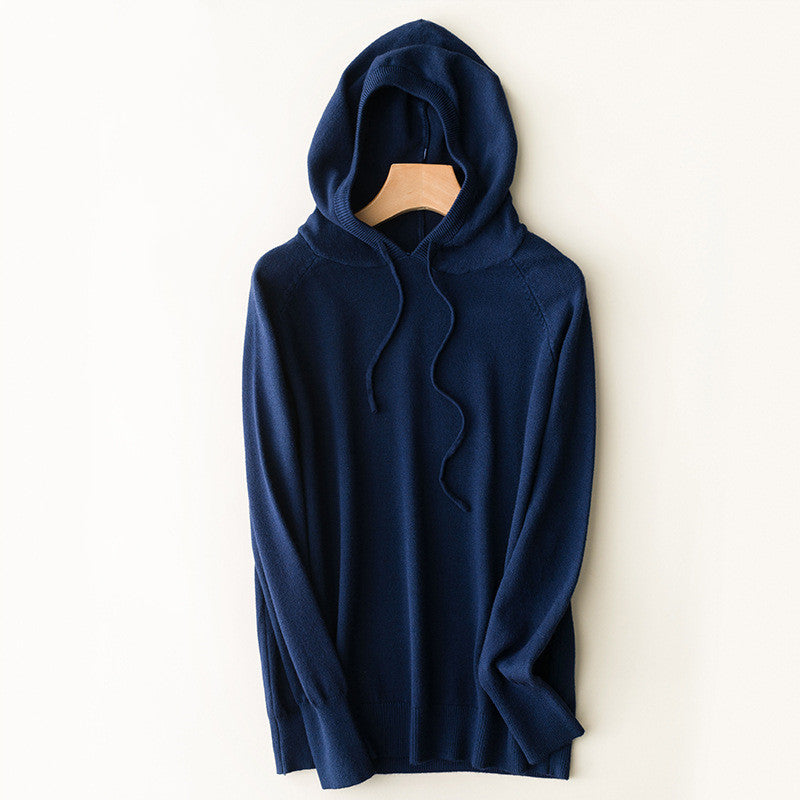 Women's sweaters thin section loose sweater hooded sweater - foxberryparkproducts