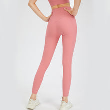 Load image into Gallery viewer, Running Sports Threaded Peach Hip-lifting Yoga Pants
