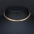 24K Gold Blade Snakebone Necklace - foxberryparkproducts