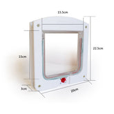 Pet Cat Puppy Dog Gates Door Lockable Safe Flap Door - foxberryparkproducts