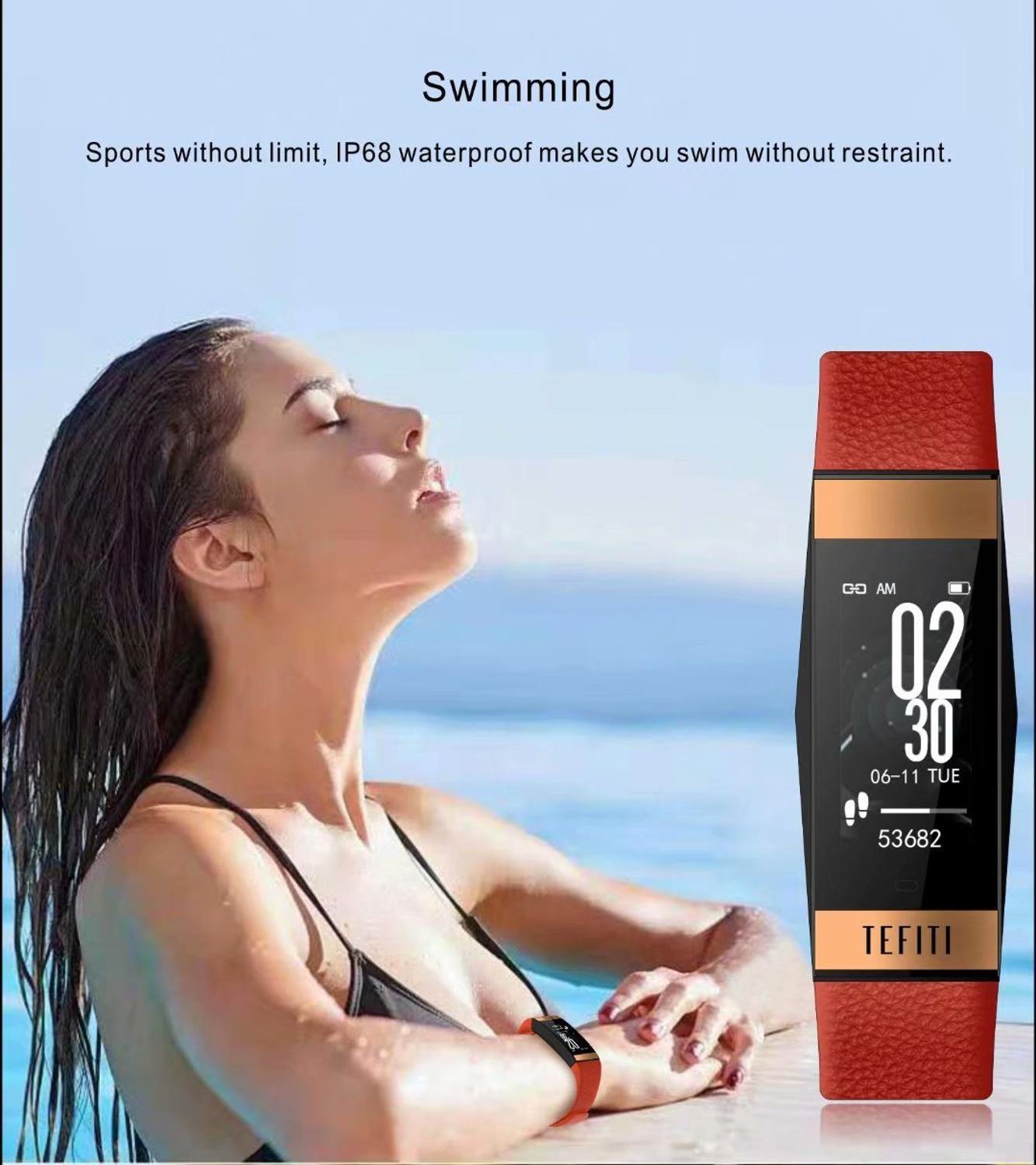 E78 Women bracelet watch men heart rate blood pressure smart wristband fitness band tracker Ip68 waterproof sport watch swim - foxberryparkproducts