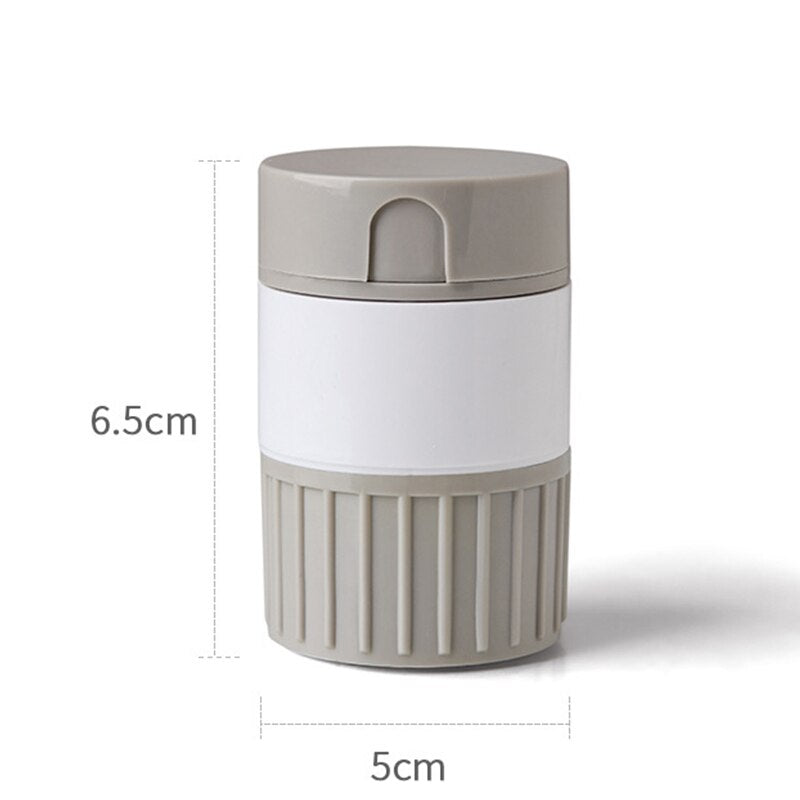 4 In 1 Portable Pill Case Medicine Splitter Powder Home Grinder Pill Cutter - foxberryparkproducts