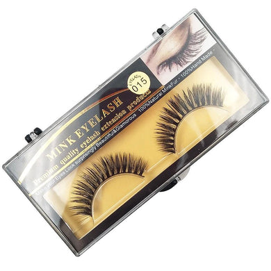 Natural Eyelashes 100%  Lightweight Mink Eyelashes Wispy / Volume Lashes - foxberryparkproducts