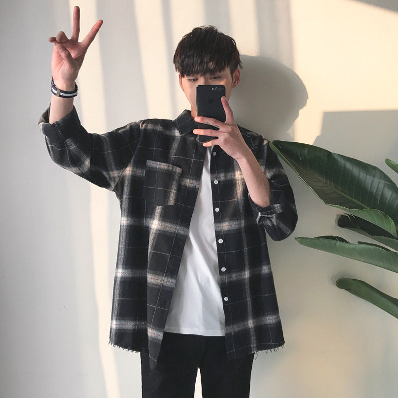 Loose And Versatile Student Handsome Shirt - foxberryparkproducts