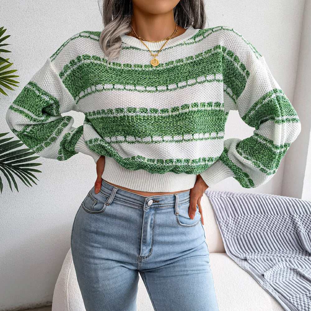 Autumn And Winter Long Sleeve Knitted Sweater