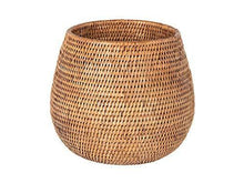 Load image into Gallery viewer, KOUBOO La Jolla Coco Rattan Bowl, Honey-Brown, Large Planter - foxberryparkproducts
