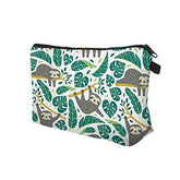 Cosmetic Bag for Women,Loomiloo Adorable Roomy Makeup Bags Travel Waterproof Toiletry Bag Accessories Organizer Sloth (Sloth 51476) - foxberryparkproducts