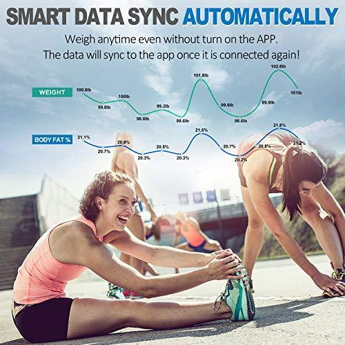 RENPHO Bluetooth Body Fat Scale Smart BMI Scale Digital Bathroom Wireless Weight Scale, Body Composition Analyzer with Smartphone App 396 lbs - foxberryparkproducts