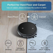 Load image into Gallery viewer, Yeedi K600 Robot Vacuum Cleaner with Turbo Mode Suction Up to 1500Pa, Self-Charging, Quiet Cleaning for Pet Hair, Hard Floors and Carpets, Up to 110 min Runtime - foxberryparkproducts
