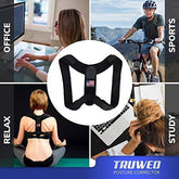Posture Corrector For Men And Women - Adjustable Upper Back Brace For Clavicle To Support Neck, Back and Shoulder (Universal Fit, U.S. Design Patent) - foxberryparkproducts