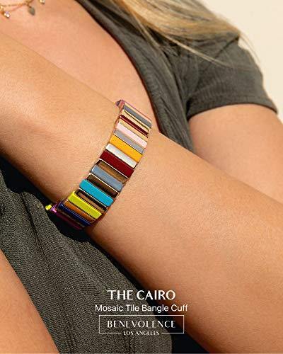 Bracelet  Beautiful  Unique Enamel Tile  Design         ID A114 - 1160 - foxberryparkproducts