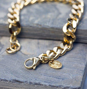 Gold Bracelets for Women - Chain Bracelet for Women Link Bracelet Gold Charm Bracelet Celeb-Approved Gold Chain Bracelets for Women - foxberryparkproducts