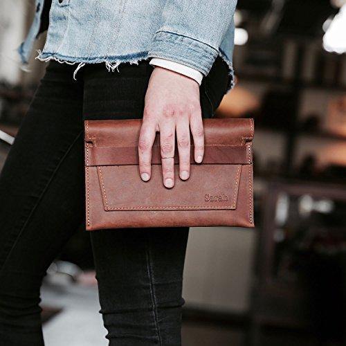 The Moriah Fine Leather Clutch - foxberryparkproducts