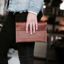 Load image into Gallery viewer, The Moriah Fine Leather Clutch - foxberryparkproducts
