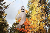 In the Breeze Large 43 inch Ghost Windsock Halloween Hanging Decoration - foxberryparkproducts