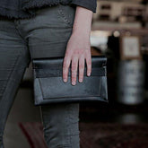 The Moriah Fine Leather Clutch - foxberryparkproducts