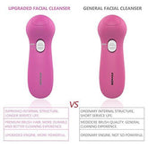 PIXNOR Facial Cleansing Brush [Newest 2020], Waterproof Face Spin Brush with 7 Brush Heads for Deep Cleansing, Gentle Exfoliating, Removing Blackhead, Massaging - foxberryparkproducts